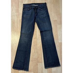 Citizens of Humanity 7 Kelly Stretch Low Waist Bootcut Jeans 27 Blue 5-Pocket